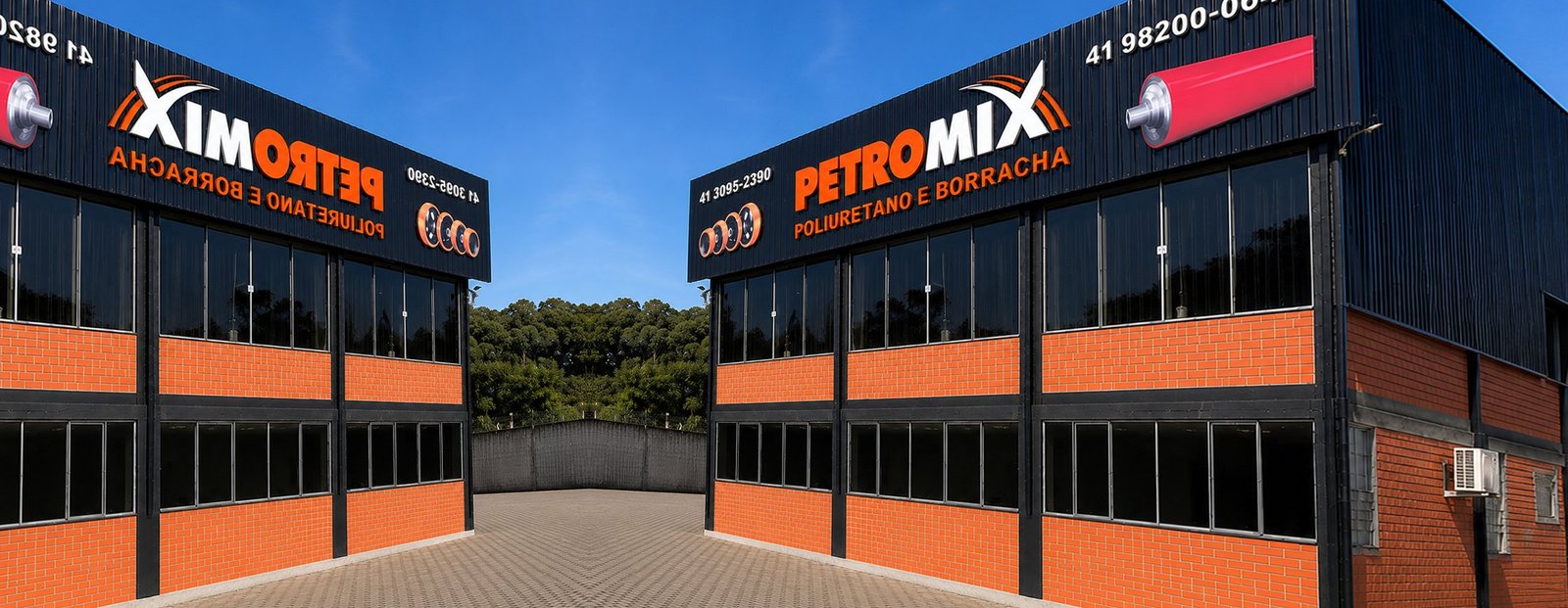Sede da Petromix Componentes Flexíveis em Almirante Tamandaré, região de Curitiba, PR